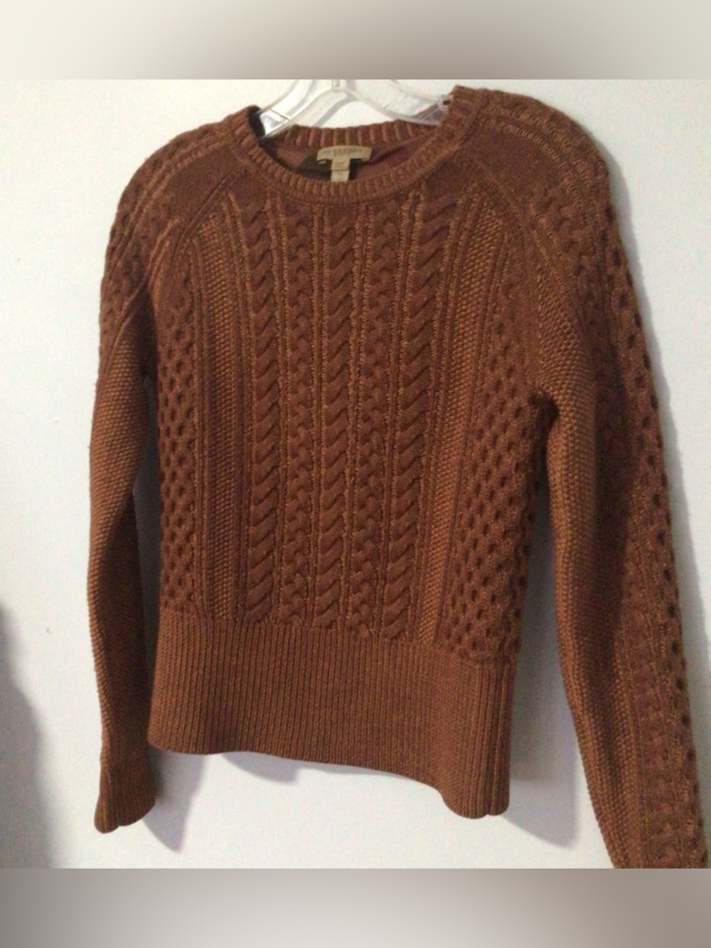 Burberry Textured Cable-Knit Women’s Sweater -